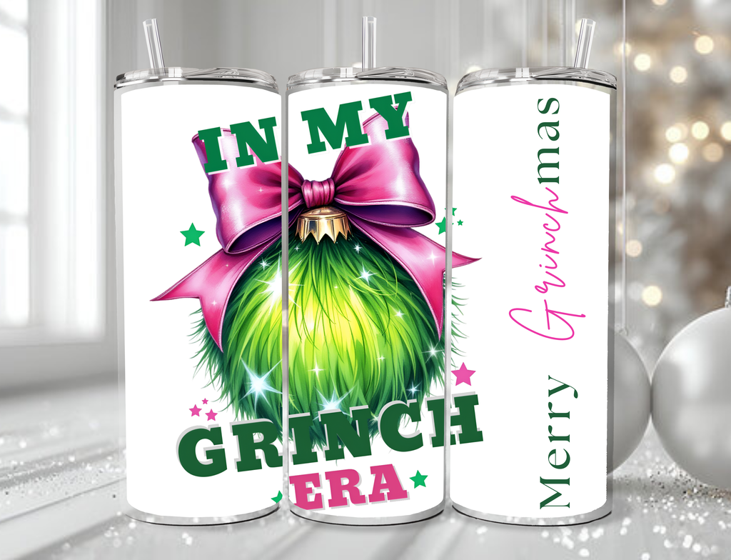 “In My Grinch Girl Era” Glam Tumbler