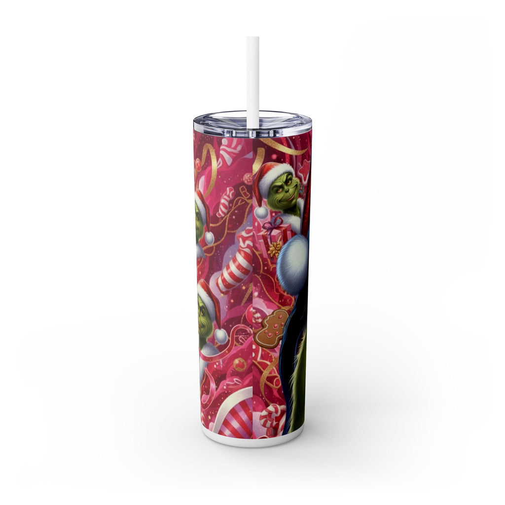 “Baddie Grinch Girl ” Glam Tumbler